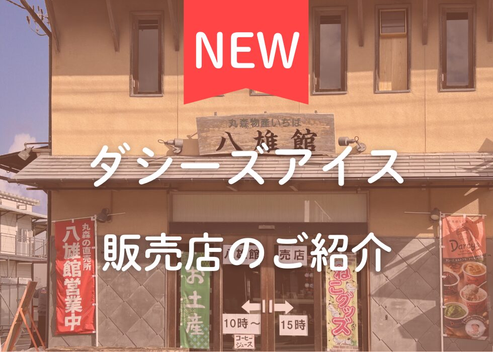 【宮城県伊具郡】ダシーズアイス取扱店「丸森物産いちば八雄館」のご紹介